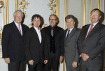 de gauche à droite : Marc Lortie, Ambassadeur du Canada en France, Michel Robitaille, Délégué général du Québec et Alfred Siefer-Gaillardin, Président de l’Institut France-Canada et du jury du Prix Samuel de Champlain