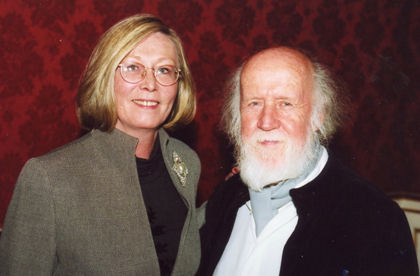 Hubert Reeves et Françoise Lepeltier recoivent le prix Samuel de Champlain